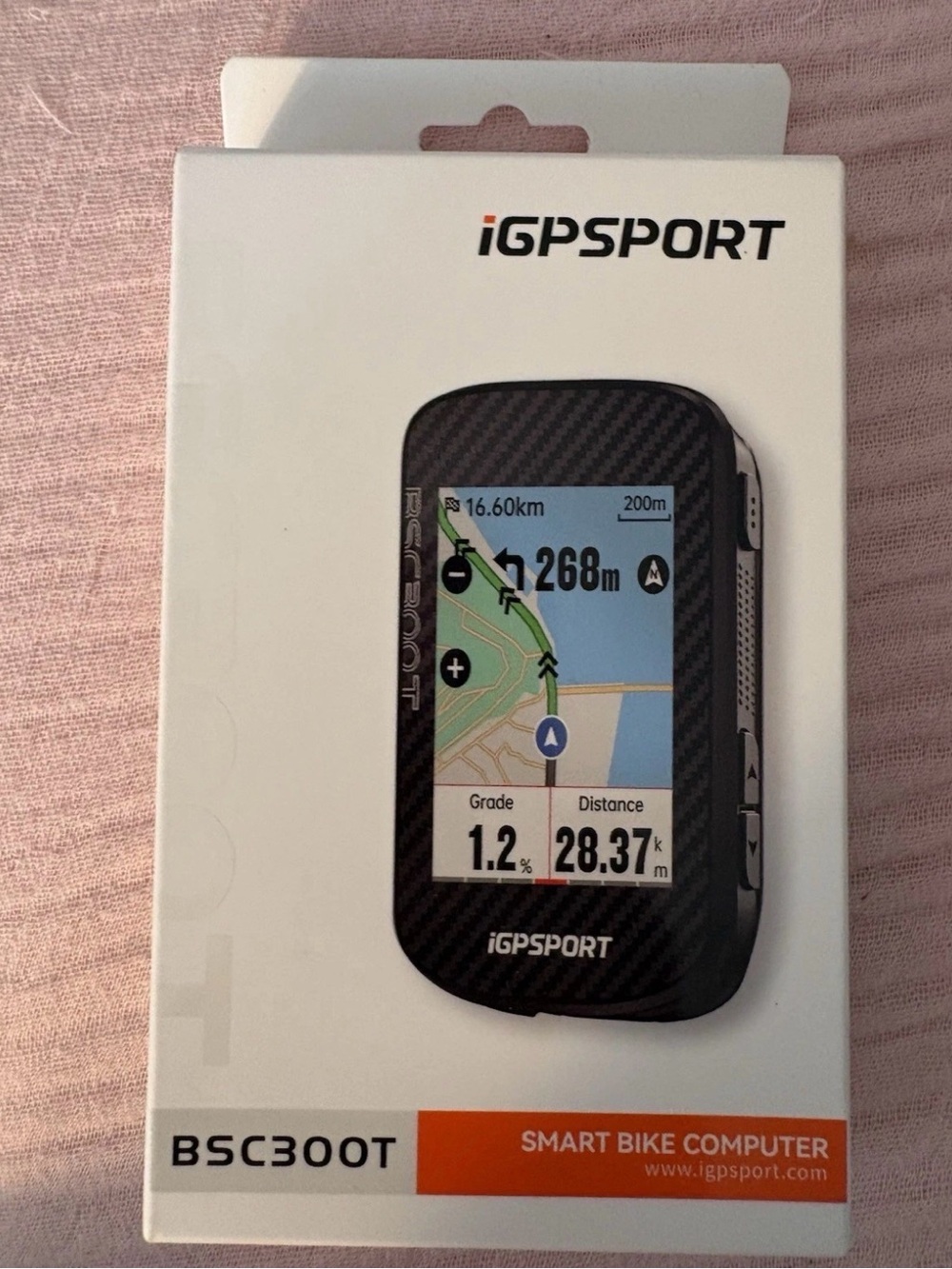BSC300T Smart Bike Computer - Black